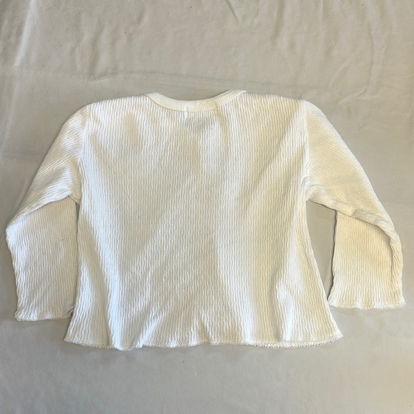 Roots Baby - Elegant White Cardigan with Ribbon Details - Picture 5 of 5